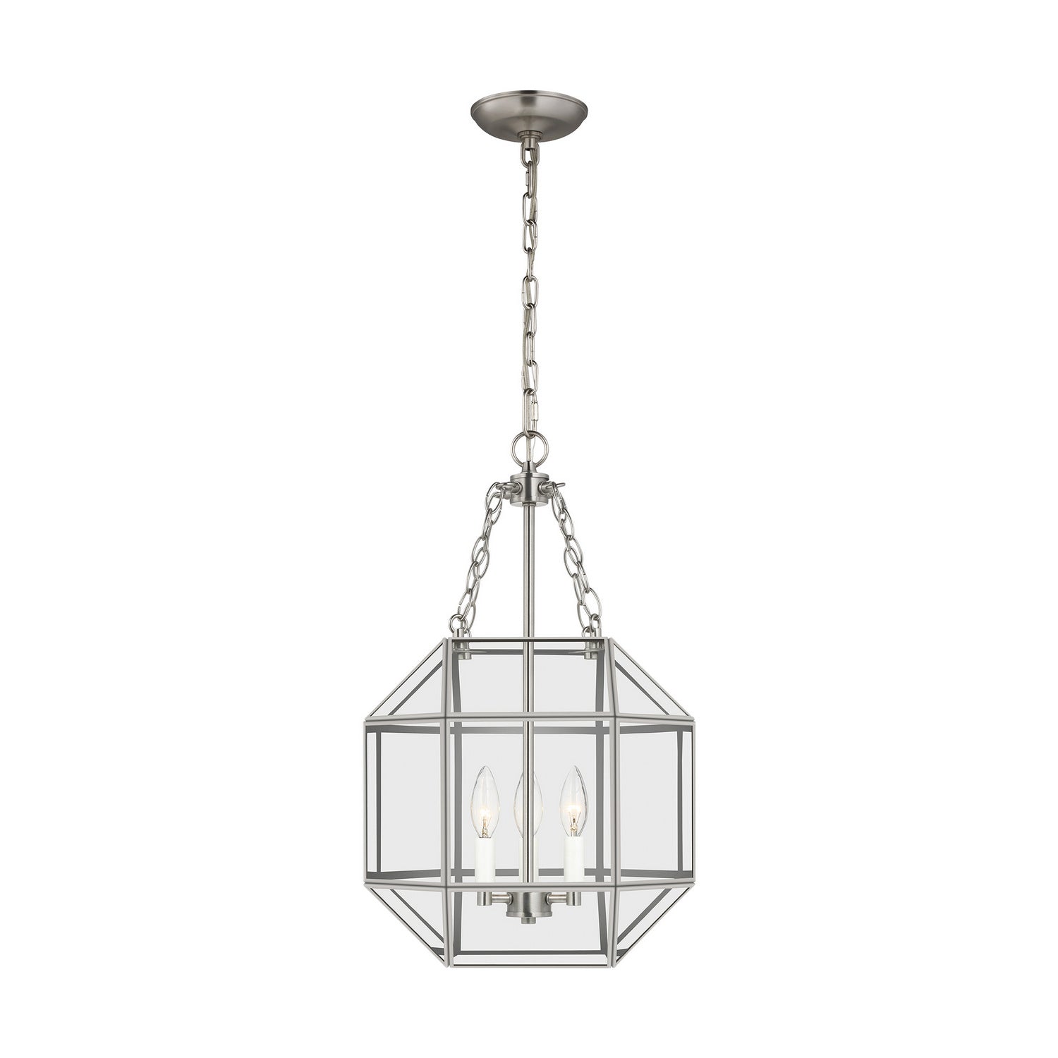 Visual Comfort Studio Canada - 5179403-962 - Three Light Lantern - Morrison - Brushed Nickel