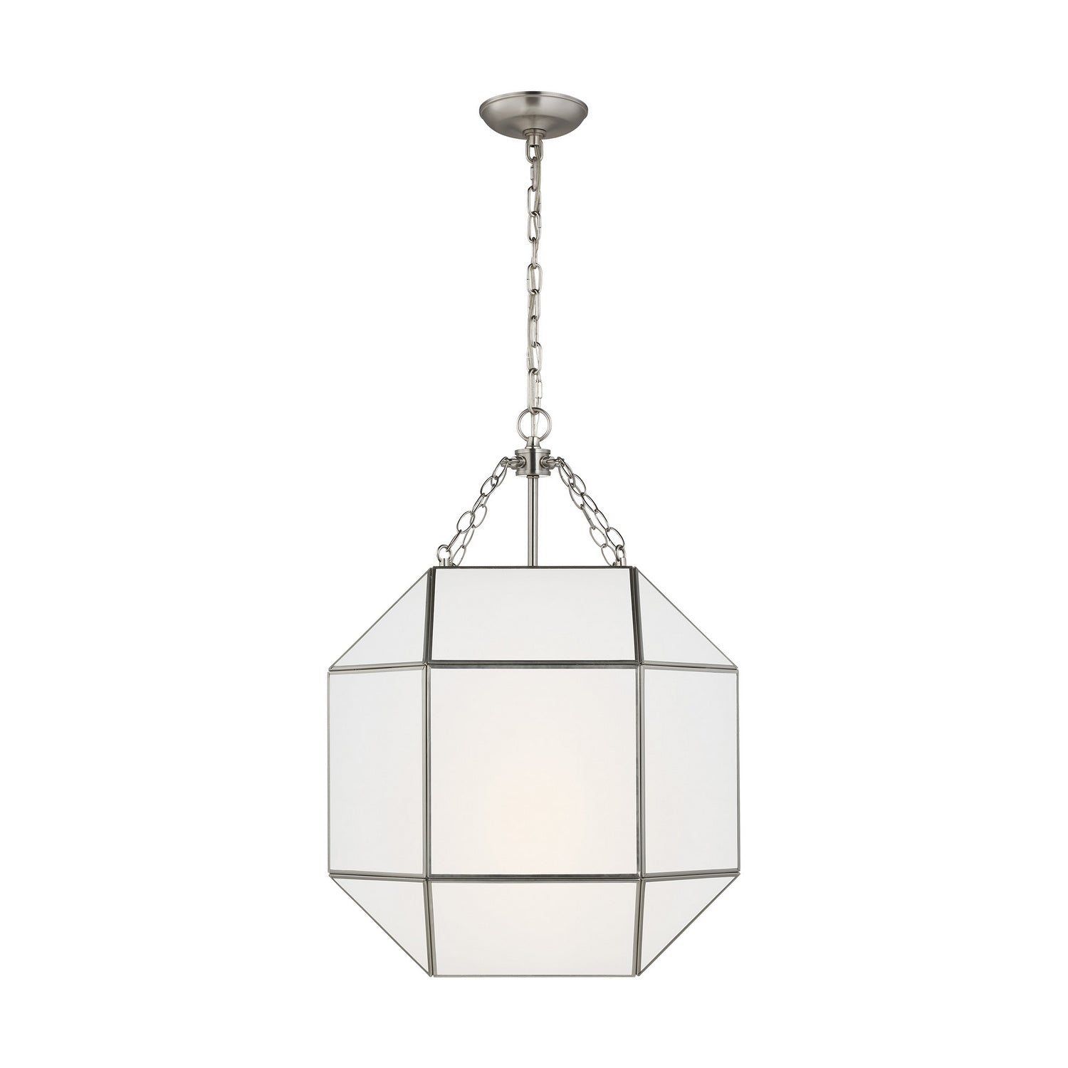 Visual Comfort Studio Canada - 5279453EN-962 - Three Light Lantern - Morrison - Brushed Nickel