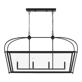 Visual Comfort Studio Canada - 6691004-112 - Four Light Linear Foyer - Charleston - Midnight Black