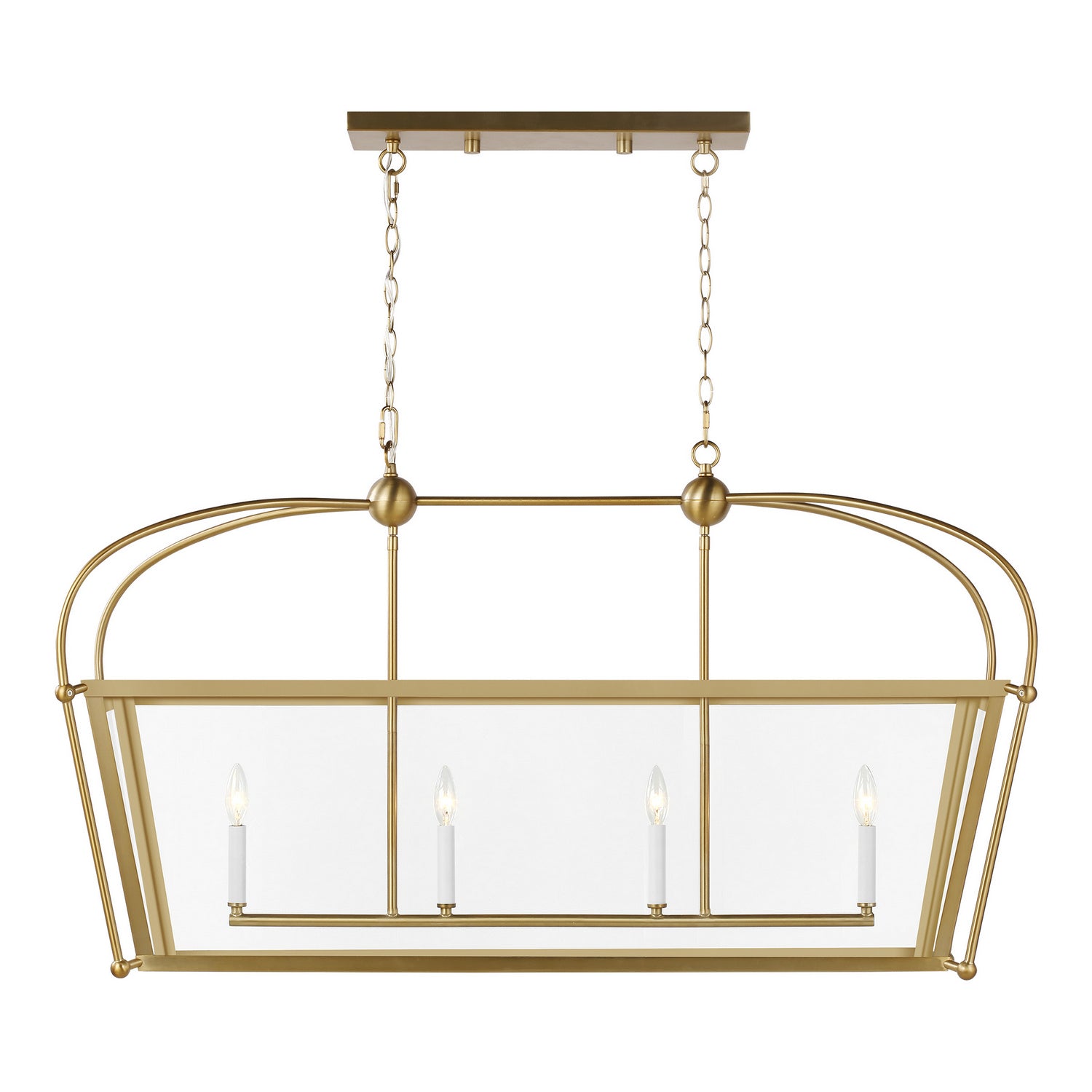 Visual Comfort Studio Canada - 6691004-848 - Four Light Linear Foyer - Charleston - Satin Brass