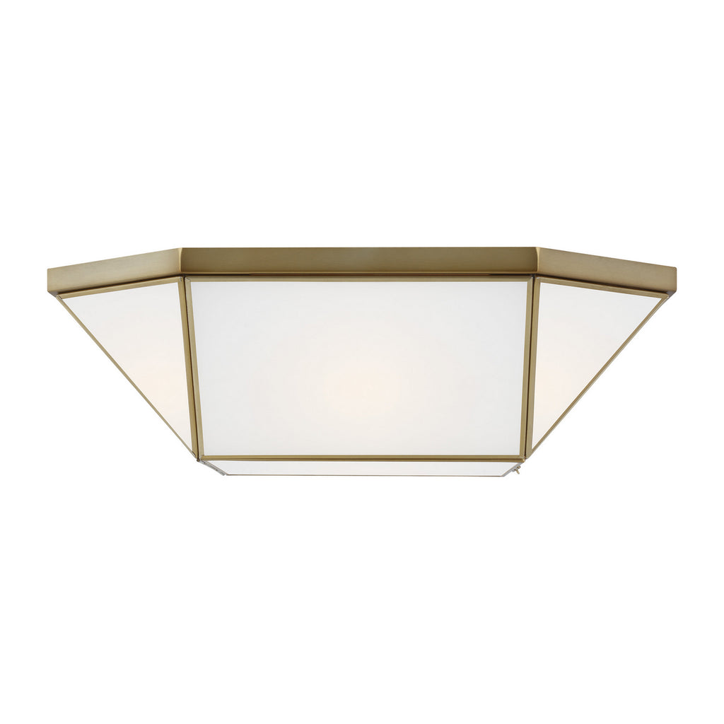 Visual Comfort Studio Canada - 7679454-848 - Four Light Flush Mount - Morrison - Satin Brass
