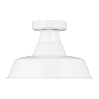 Visual Comfort Studio Canada - 7837401-15 - One Light Outdoor Flush Mount - Barn Light - White