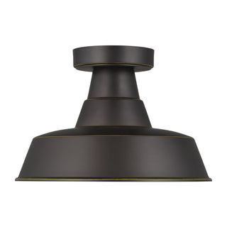 Visual Comfort Studio Canada - 7837401-71 - One Light Outdoor Flush Mount - Barn Light - Antique Bronze