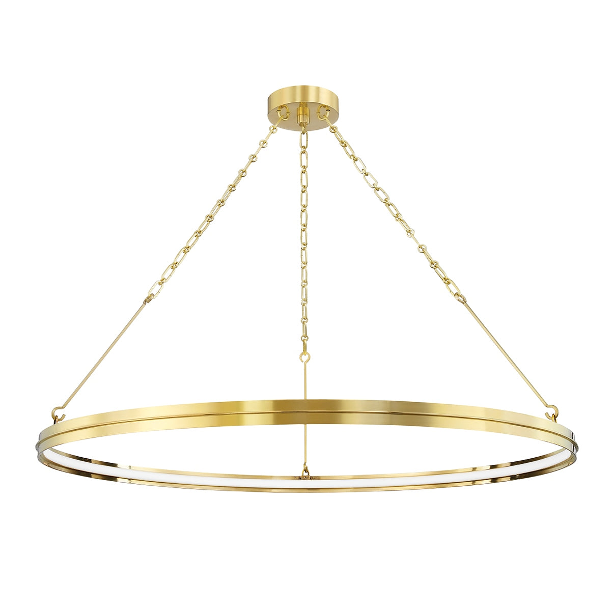 Hudson Valley Canada - 7142-AGB - LED Chandelier - Rosendale - Aged Brass