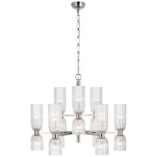 Visual Comfort Signature Canada - ARN 5500PN-CG - LED Chandelier - Asalea - Polished Nickel