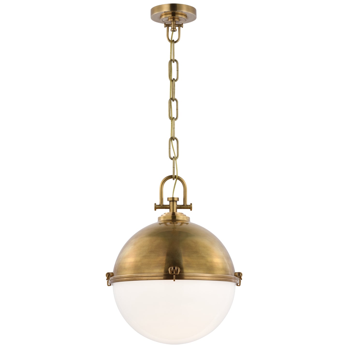 Visual Comfort Signature Canada - CHC 5491AB-WG - LED Pendant - Adrian - Antique-Burnished Brass