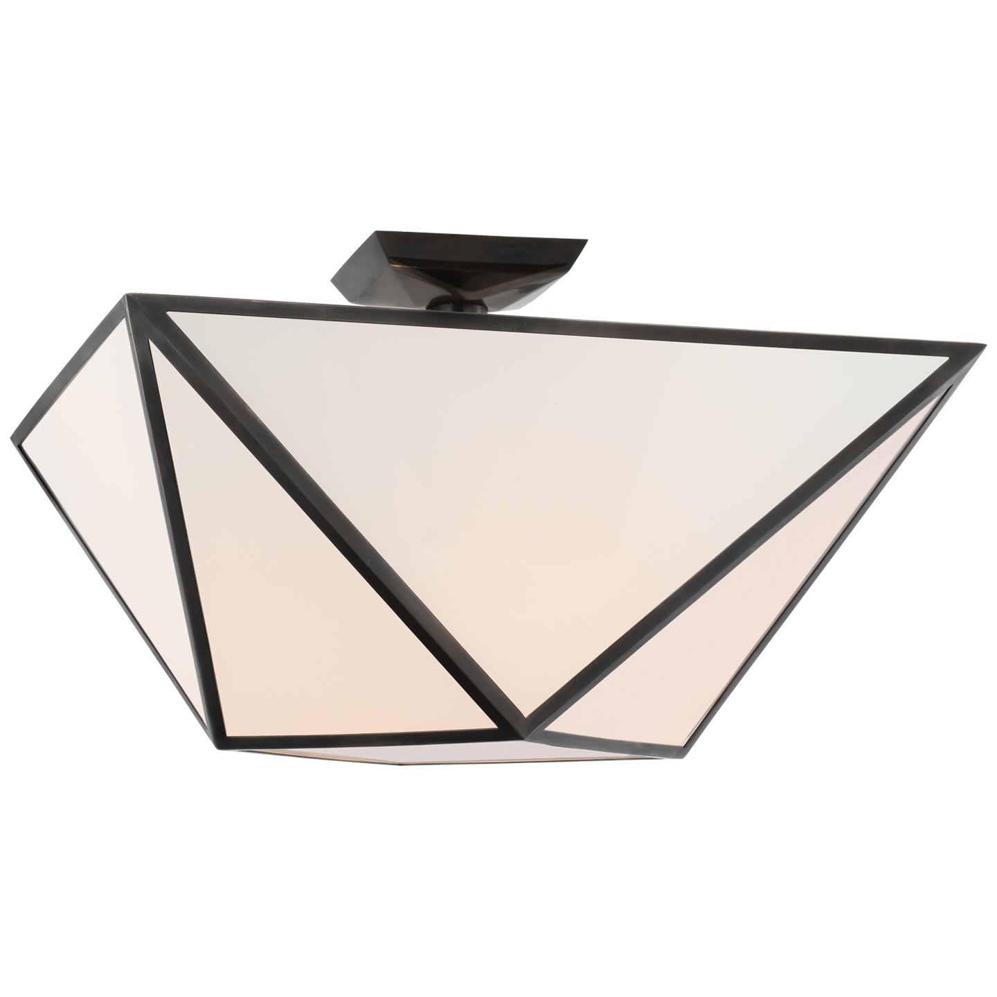 Visual Comfort Signature Canada - JN 4241BZ-WG - LED Semi-Flush Mount - Lorino - Bronze