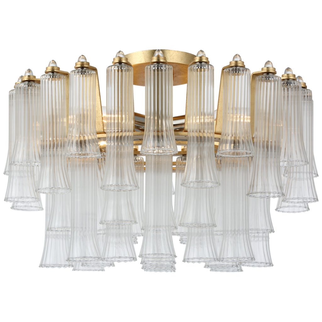 Visual Comfort Signature Canada - JN 4250G-CG - LED Semi-Flush Mount - Lorelei - Gild