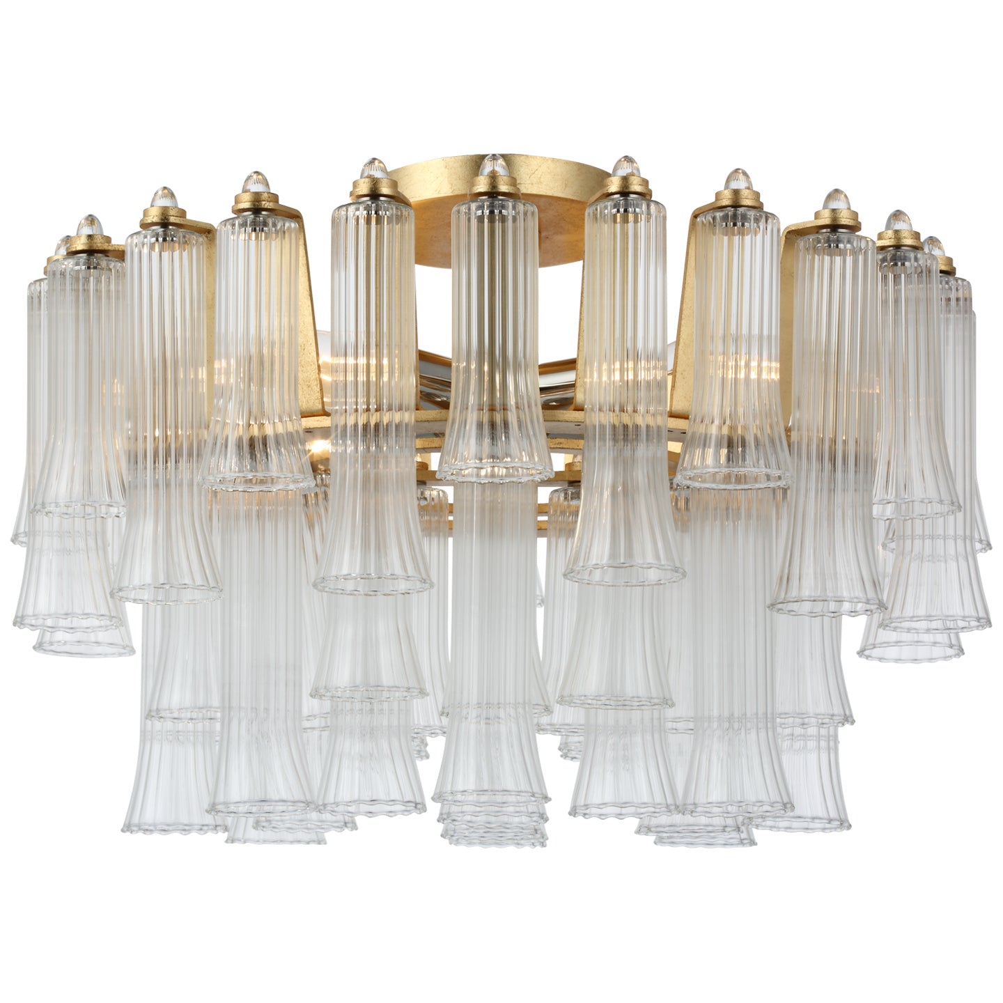 Visual Comfort Signature Canada - JN 4250G-CG - LED Semi-Flush Mount - Lorelei - Gild