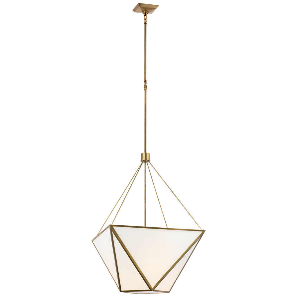 Visual Comfort Signature Canada - JN 5241HAB-WG - LED Lantern - Lorino - Hand-Rubbed Antique Brass