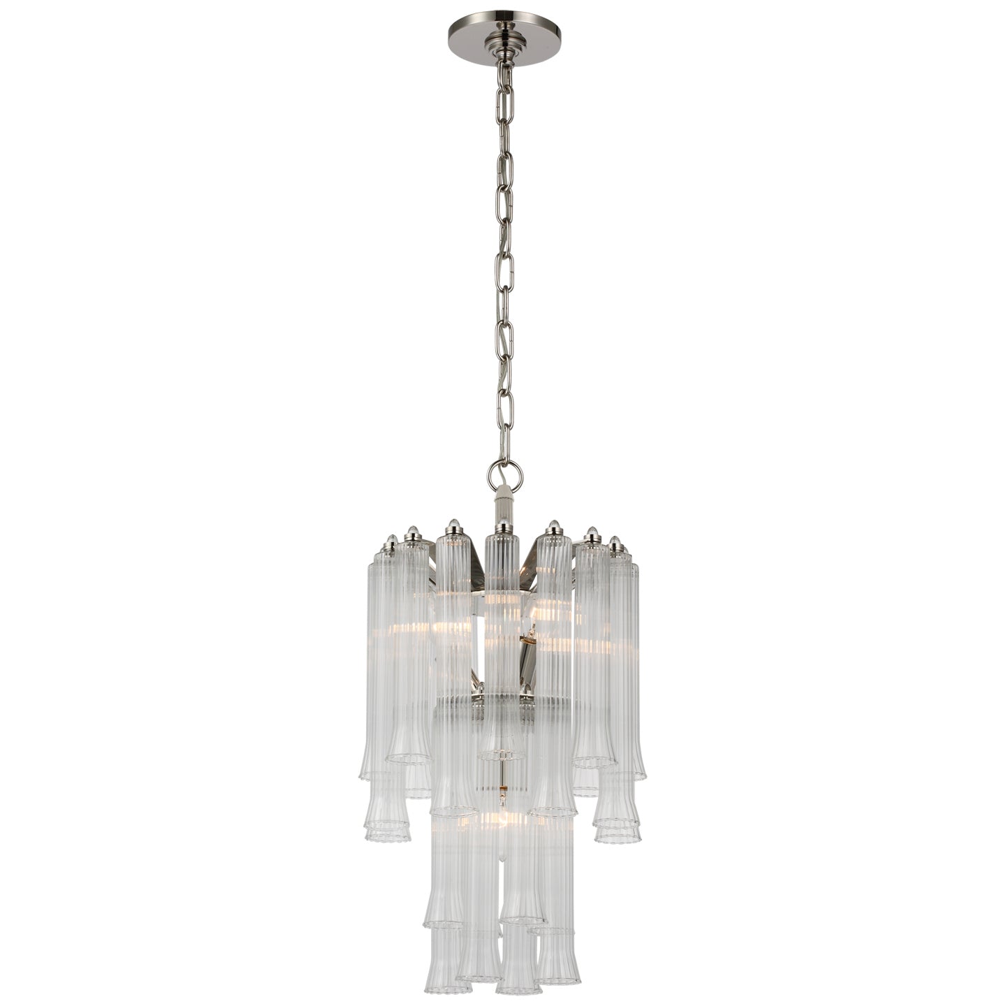 Visual Comfort Signature Canada - JN 5250PN-CG - LED Chandelier - Lorelei - Polished Nickel
