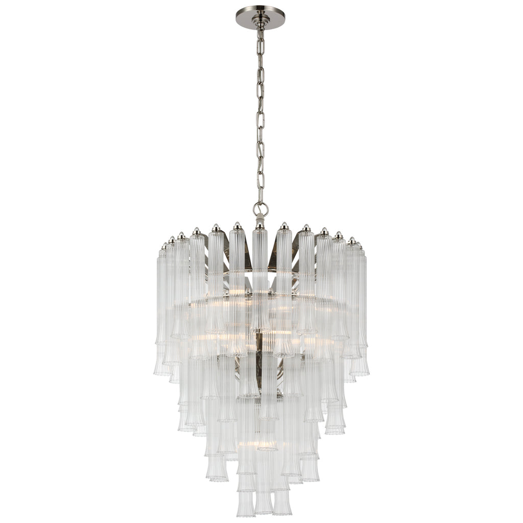 Visual Comfort Signature Canada - JN 5252PN-CG - LED Chandelier - Lorelei - Polished Nickel