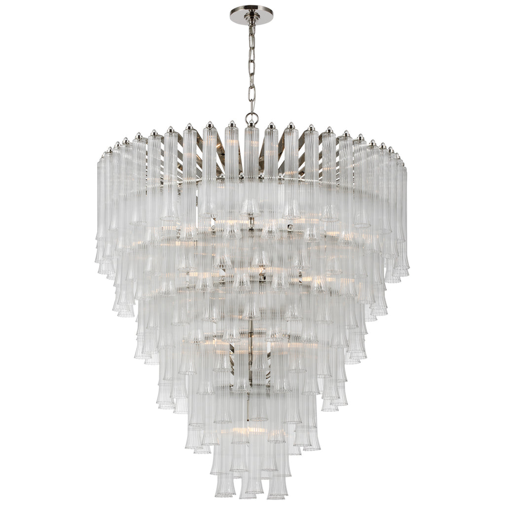 Visual Comfort Signature Canada - JN 5253PN-CG - LED Chandelier - Lorelei - Polished Nickel