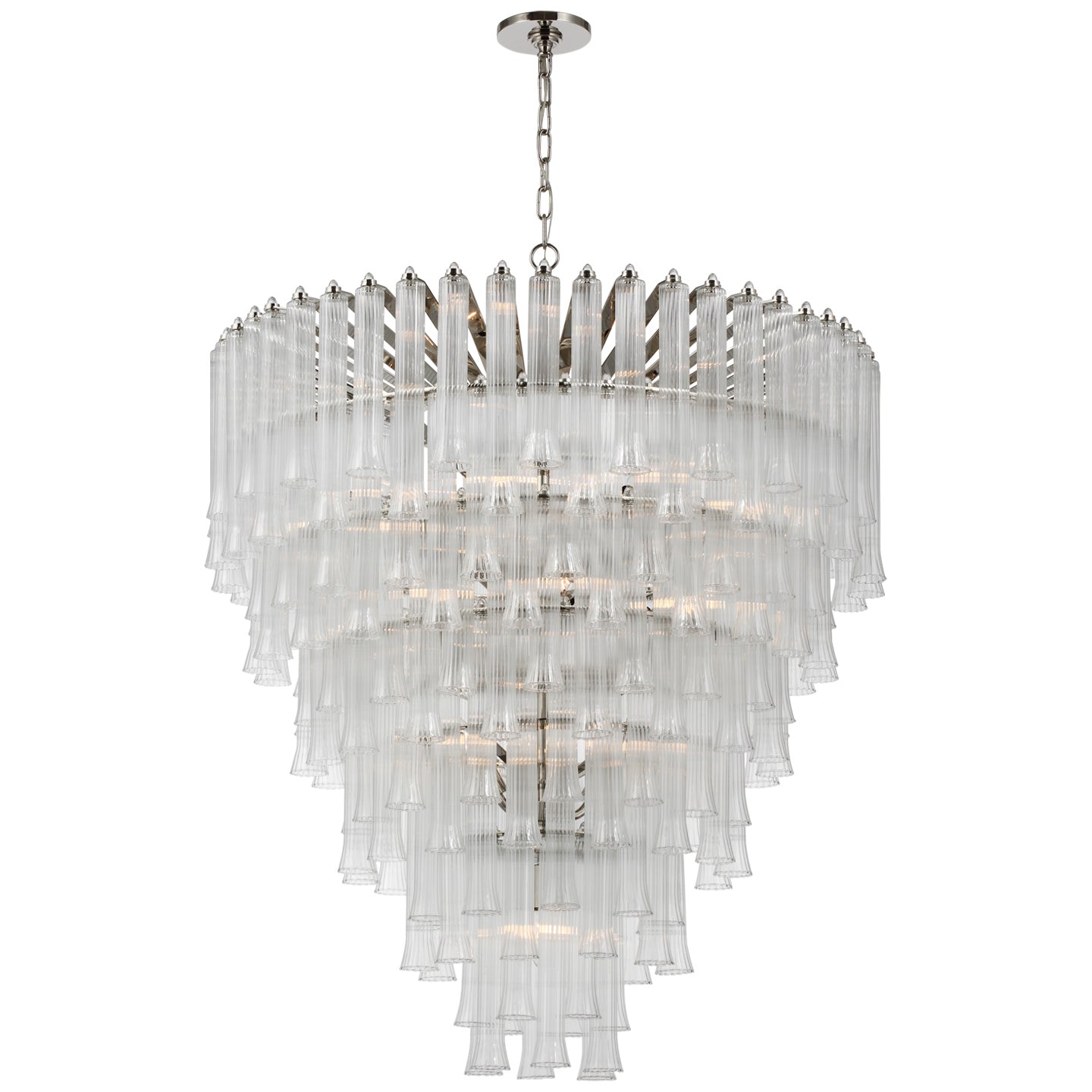 Visual Comfort Signature Canada - JN 5253PN-CG - LED Chandelier - Lorelei - Polished Nickel