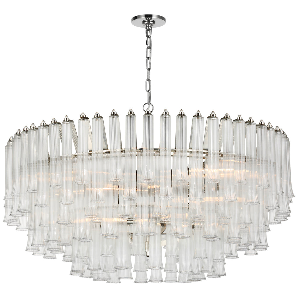 Visual Comfort Signature Canada - JN 5254PN-CG - LED Chandelier - Lorelei - Polished Nickel