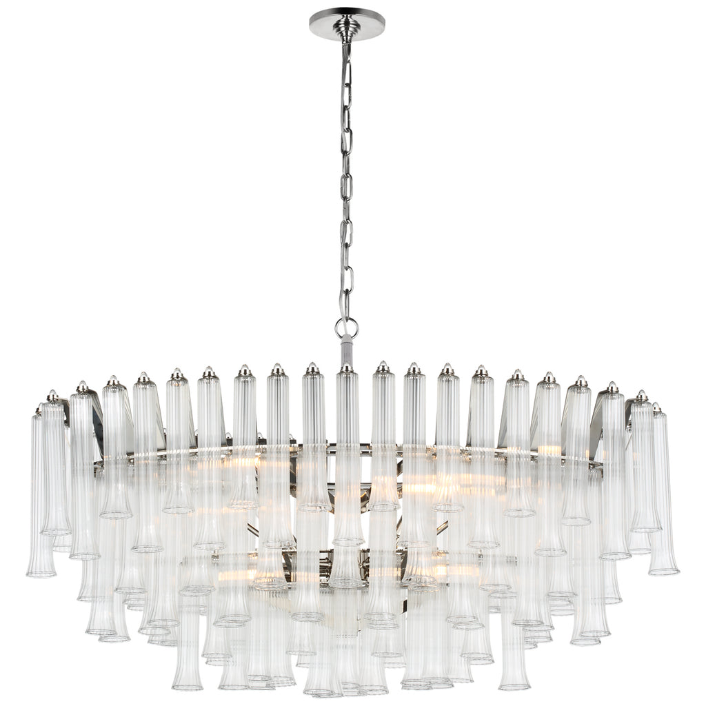 Visual Comfort Signature Canada - JN 5255PN-CG - LED Chandelier - Lorelei - Polished Nickel