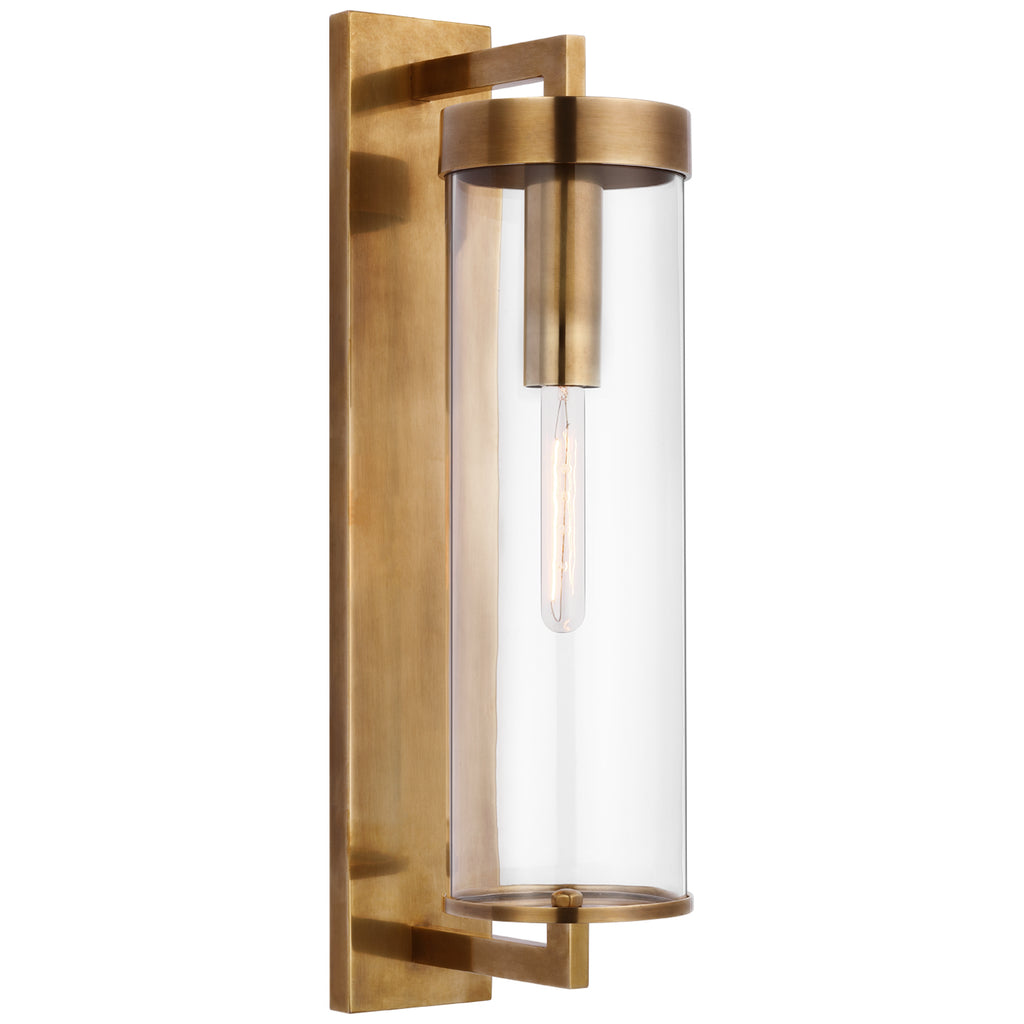 Visual Comfort Signature Canada - KW 2123AB-CG - One Light Outdoor Wall Sconce - Liaison - Antique-Burnished Brass