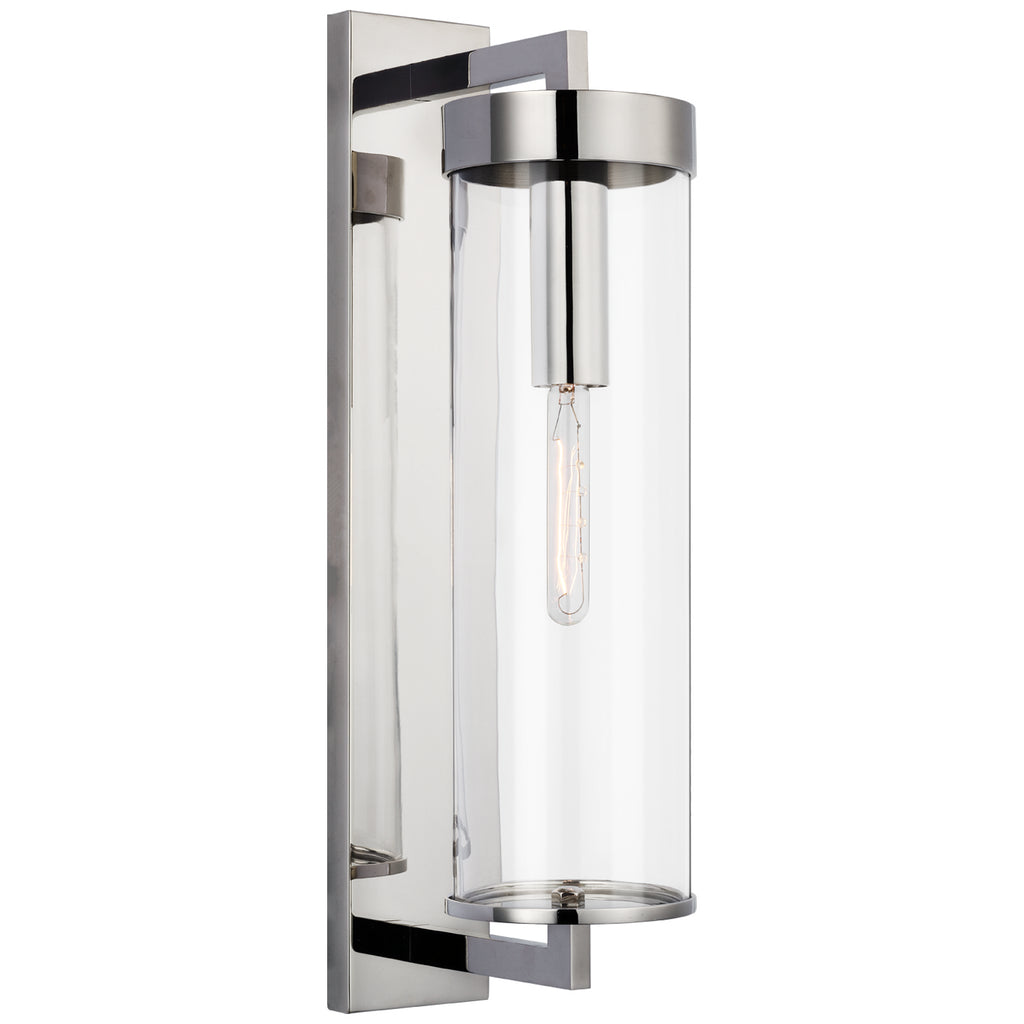 Visual Comfort Signature Canada - KW 2123PN-CG - One Light Outdoor Wall Sconce - Liaison - Polished Nickel