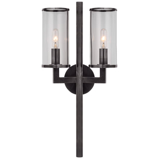 Visual Comfort Signature Canada - KW 2201BZ-CG - Two Light Wall Sconce - Liaison - Bronze
