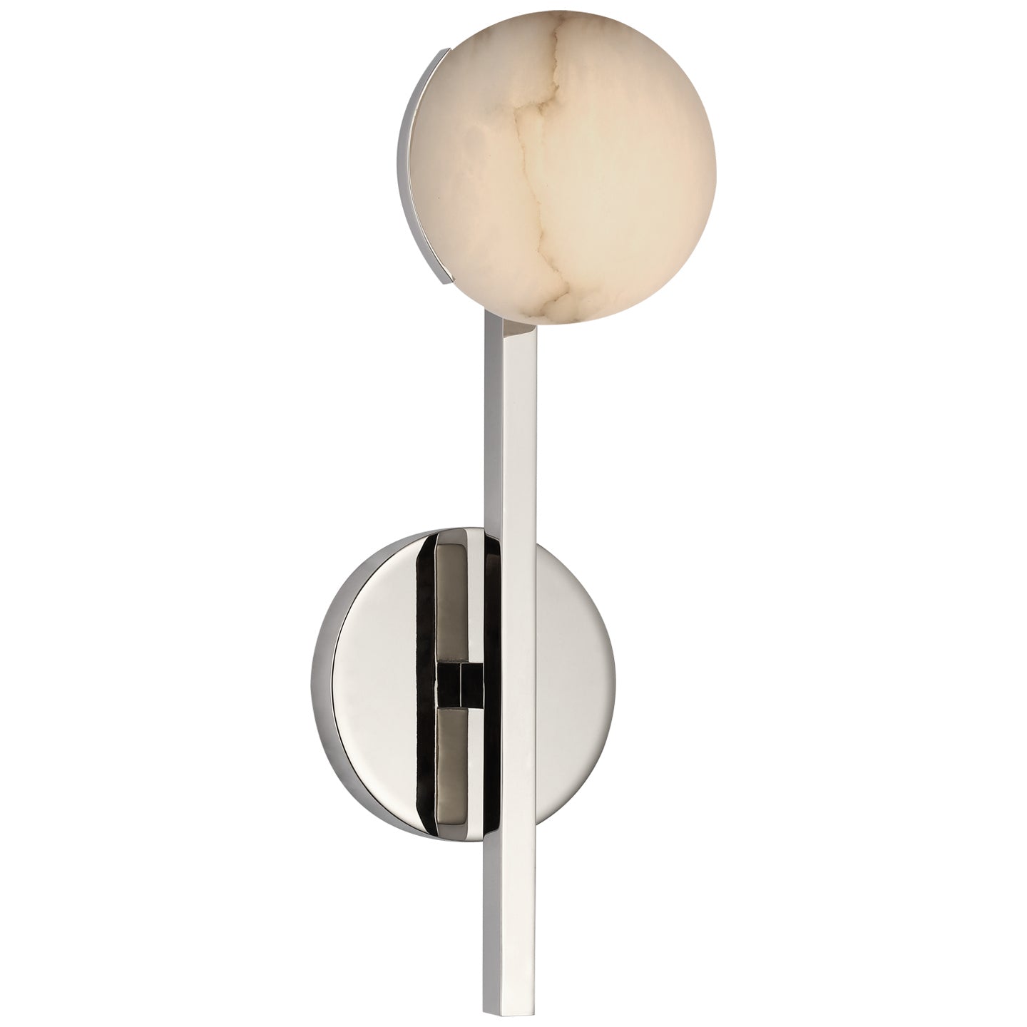 Visual Comfort Signature Canada - KW 2620PN-ALB - LED Wall Sconce - Pedra - Polished Nickel