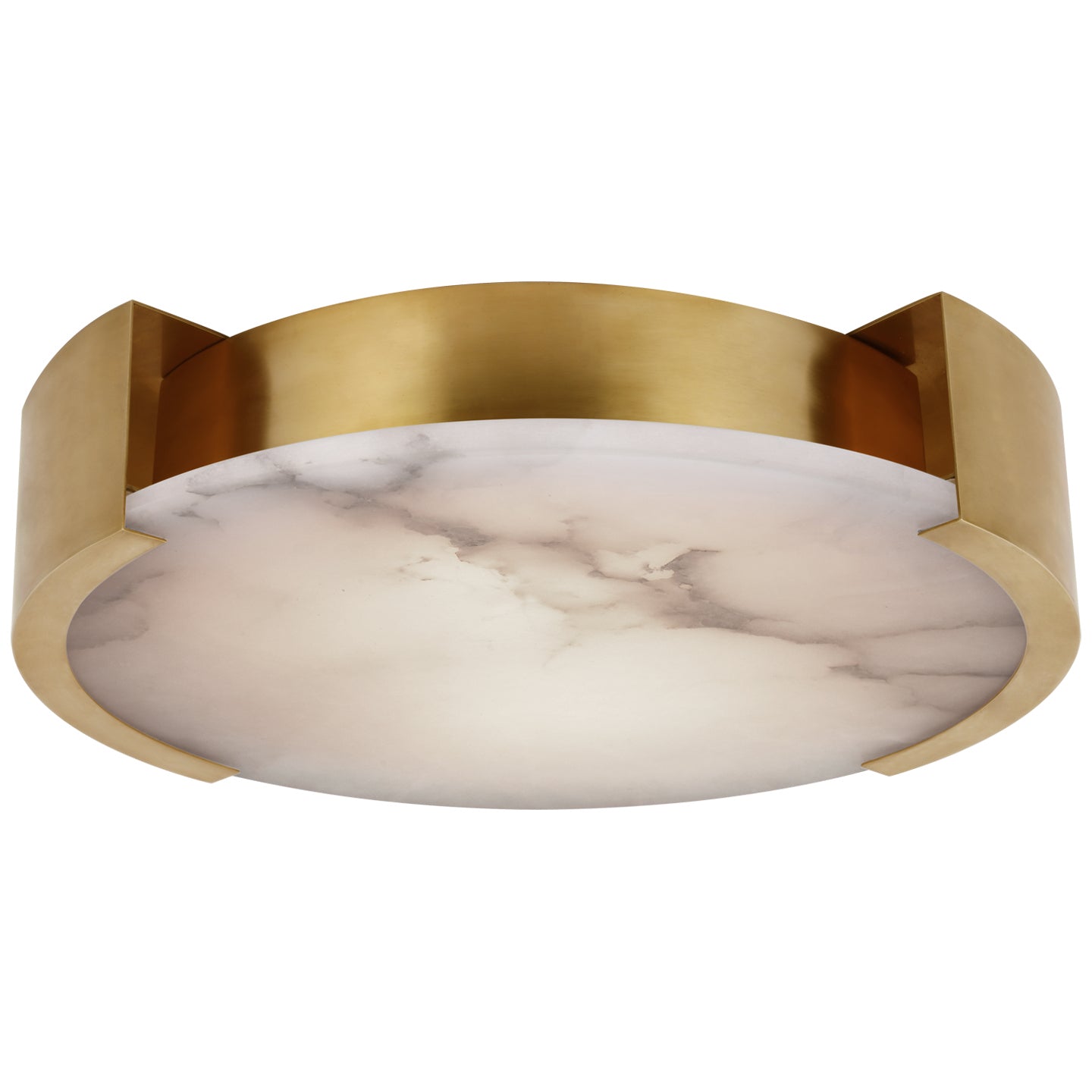 Visual Comfort Signature Canada - KW 4016AB-ALB - LED Flush Mount - Melange - Antique-Burnished Brass