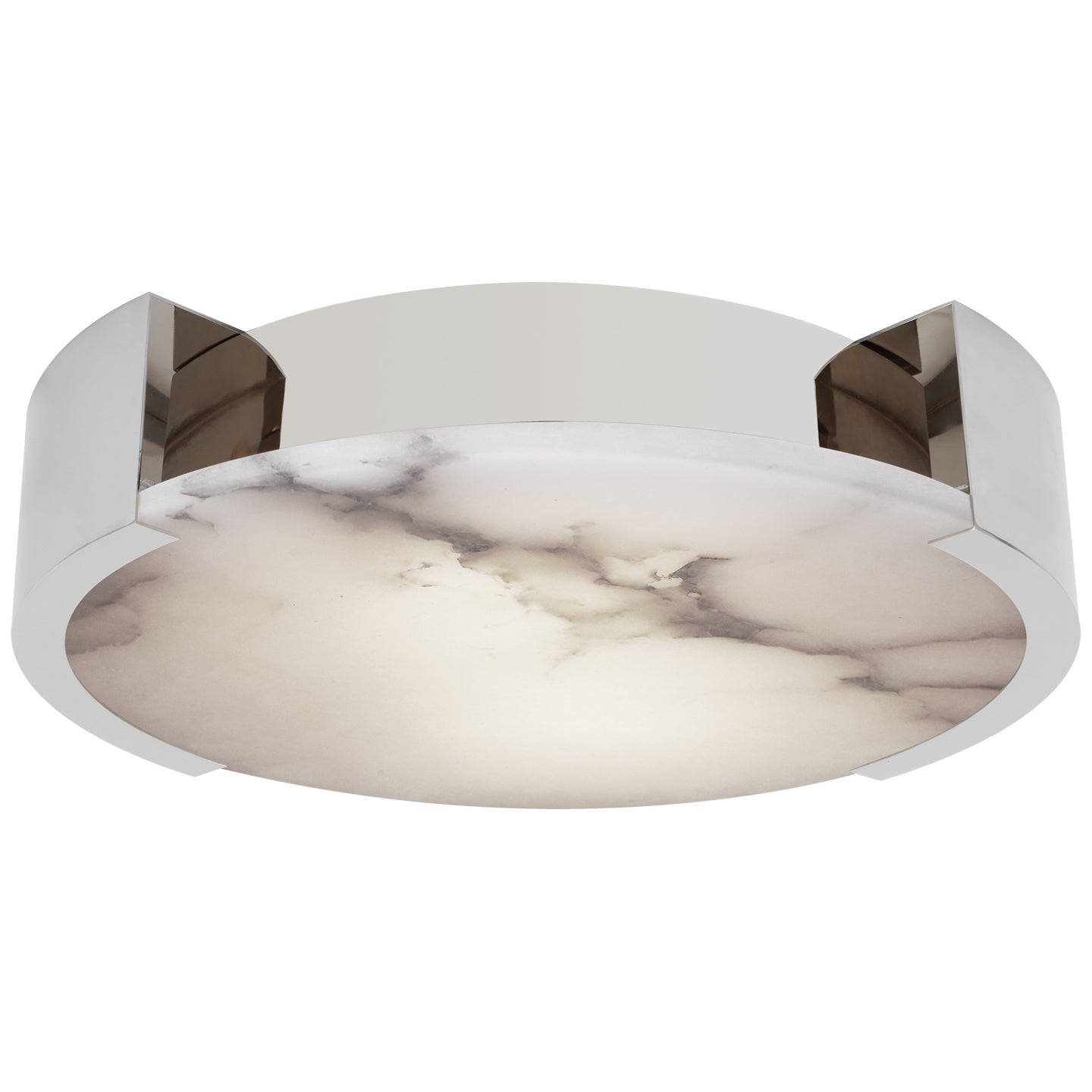 Visual Comfort Signature Canada - KW 4016PN-ALB - LED Flush Mount - Melange - Polished Nickel