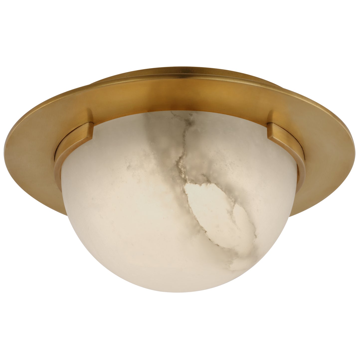 Visual Comfort Signature Canada - KW 4017AB-ALB - LED Flush Mount - Melange - Antique-Burnished Brass