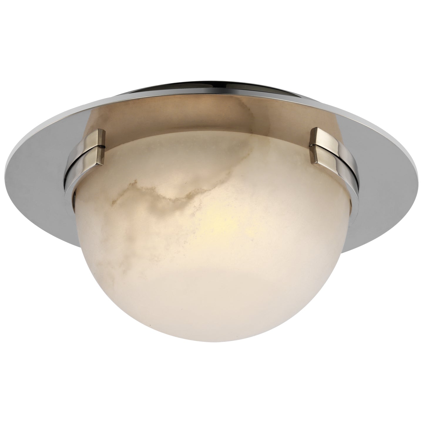 Visual Comfort Signature Canada - KW 4017PN-ALB - LED Flush Mount - Melange - Polished Nickel