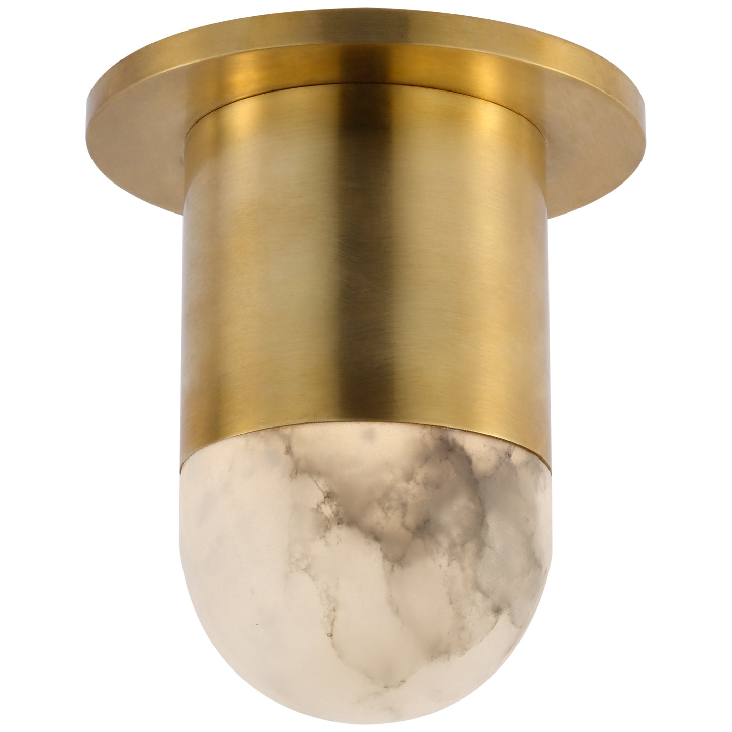 Visual Comfort Signature Canada - KW 4018AB-ALB - LED Flush Mount - Melange - Antique-Burnished Brass