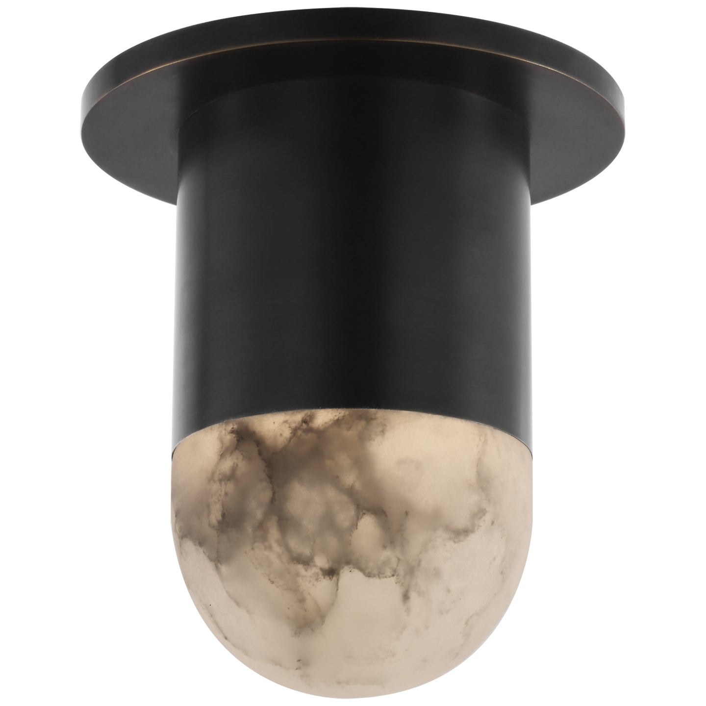 Visual Comfort Signature Canada - KW 4018BZ-ALB - LED Flush Mount - Melange - Bronze