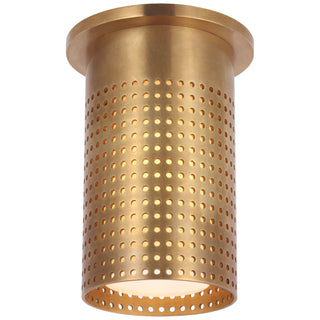 Visual Comfort Signature Canada - KW 4053AB-WG - LED Flush Mount - Precision - Antique-Burnished Brass