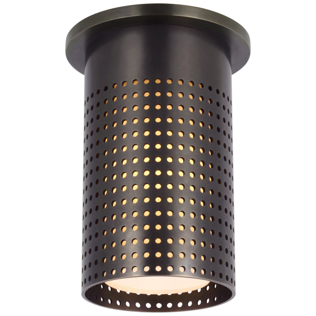 Visual Comfort Signature Canada - KW 4053BZ-WG - LED Flush Mount - Precision - Bronze