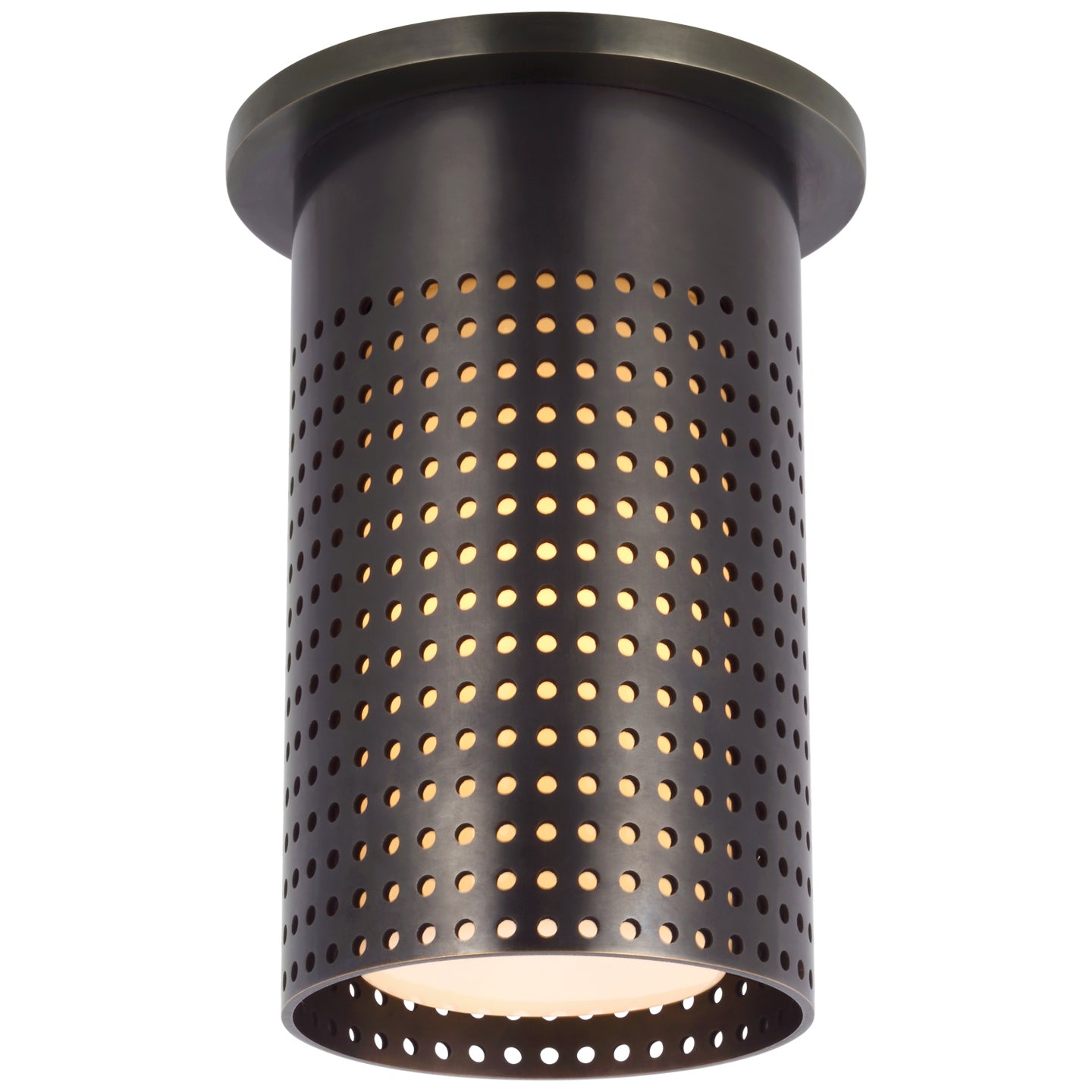 Visual Comfort Signature Canada - KW 4053BZ-WG - LED Flush Mount - Precision - Bronze