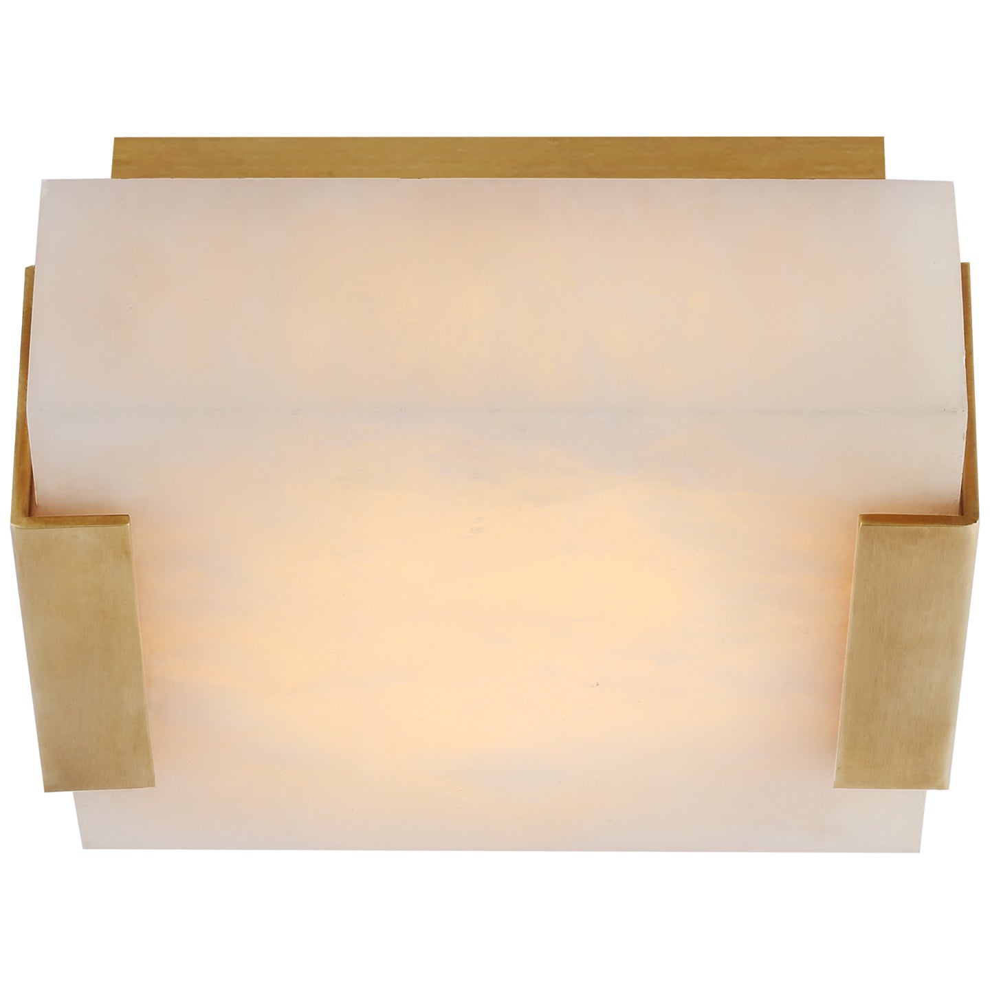 Visual Comfort Signature Canada - KW 4110AB-ALB - LED Flush Mount - Covet - Antique-Burnished Brass