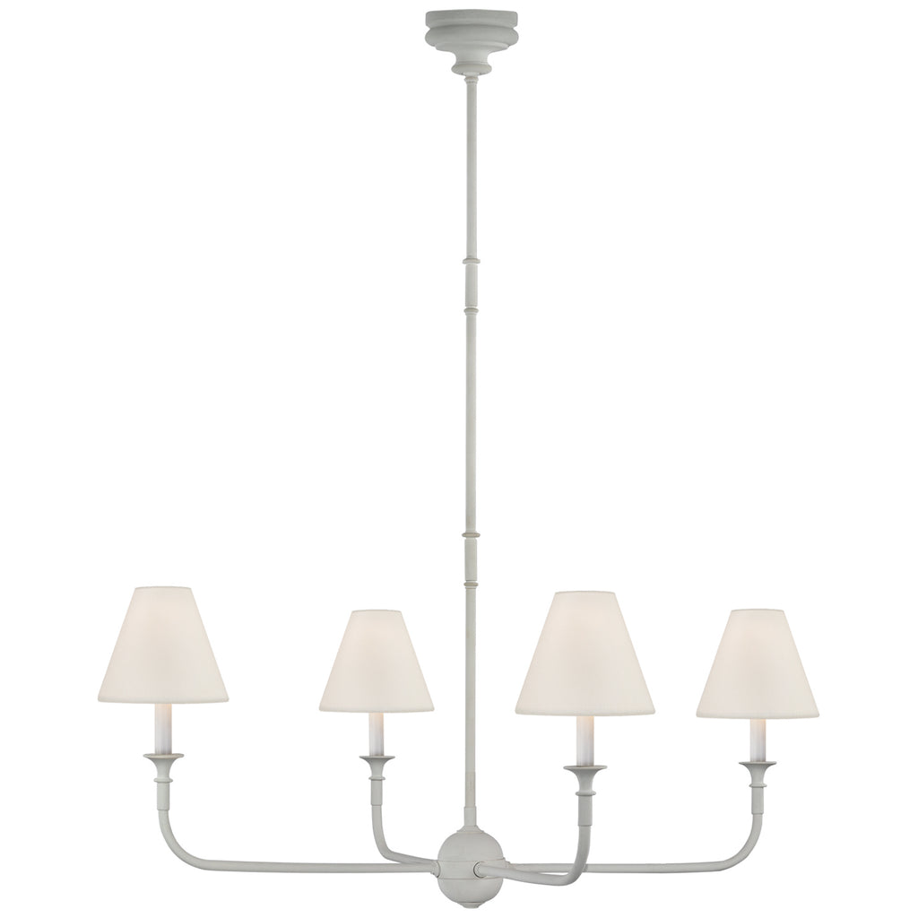 Visual Comfort Signature Canada - TOB 5451PW-L - Four Light Chandelier - Piaf - Plaster White