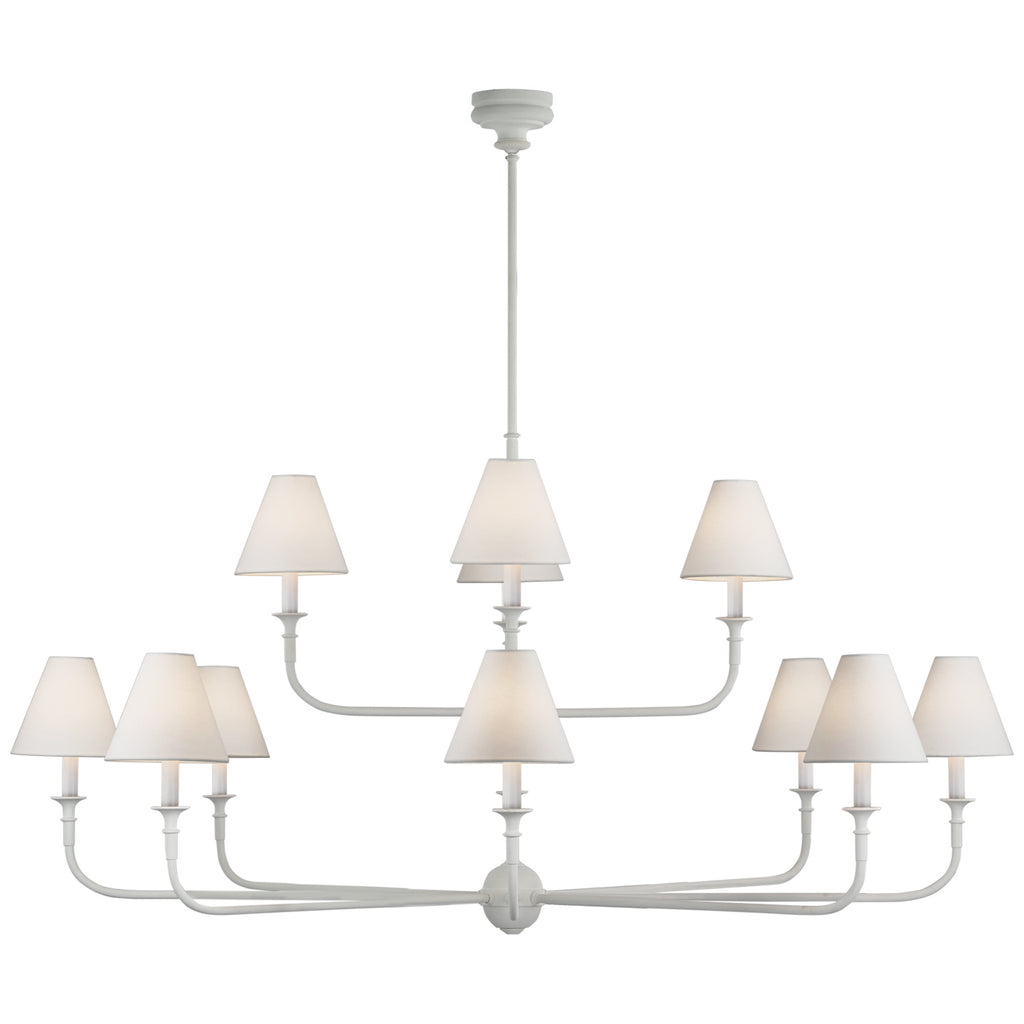 Visual Comfort Signature Canada - TOB 5453PW-L - LED Chandelier - Piaf - Plaster White