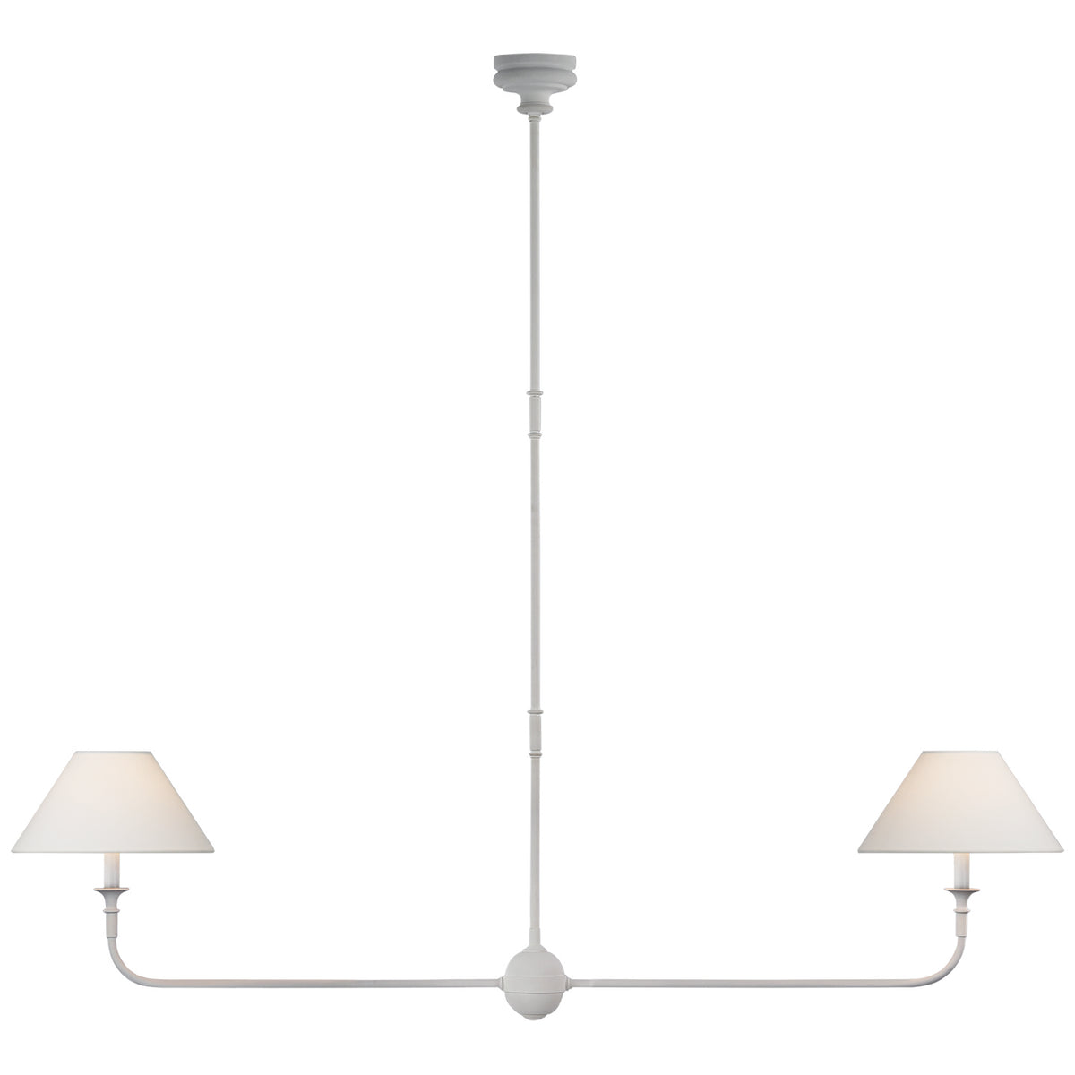 Visual Comfort Signature Canada - TOB 5455PW-L - LED Linear Pendant - Piaf - Plaster White