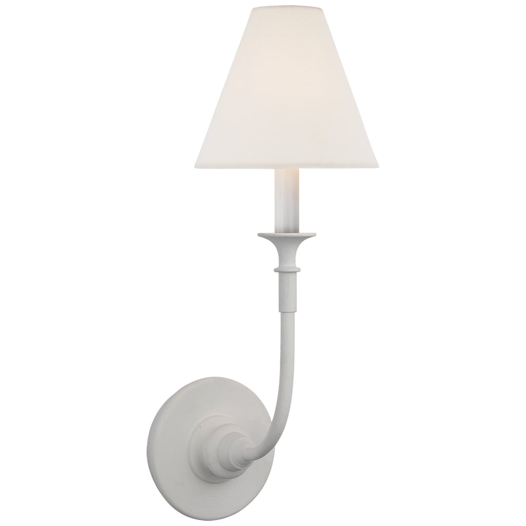 Visual Comfort Signature Canada - TOB 2450PW-L - LED Wall Sconce - Piaf - Plaster White