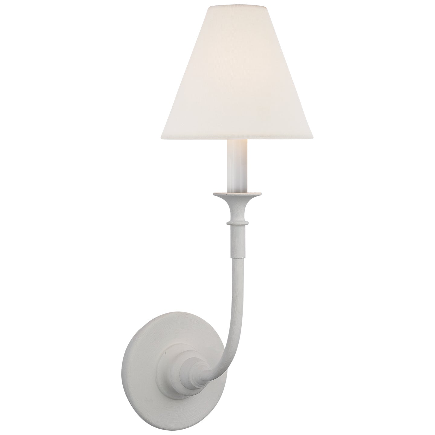 Visual Comfort Signature Canada - TOB 2450PW-L - LED Wall Sconce - Piaf - Plaster White