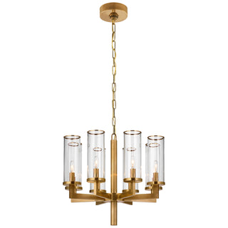Visual Comfort Signature Canada - KW 5200AB-CG - Eight Light Chandelier - Liaison - Antique-Burnished Brass