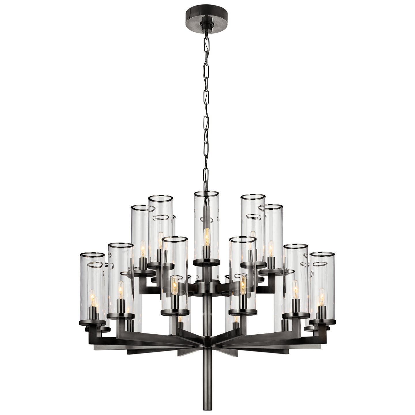 Visual Comfort Signature Canada - KW 5201BZ-CG - 20 Light Chandelier - Liaison - Bronze