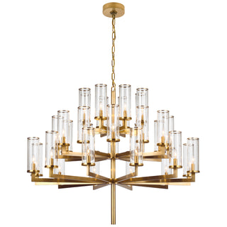 Visual Comfort Signature Canada - KW 5202AB-CG - 32 Light Chandelier - Liaison - Antique-Burnished Brass