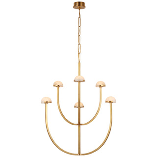 Visual Comfort Signature Canada - KW 5621AB-ALB - LED Chandelier - Pedra - Antique-Burnished Brass