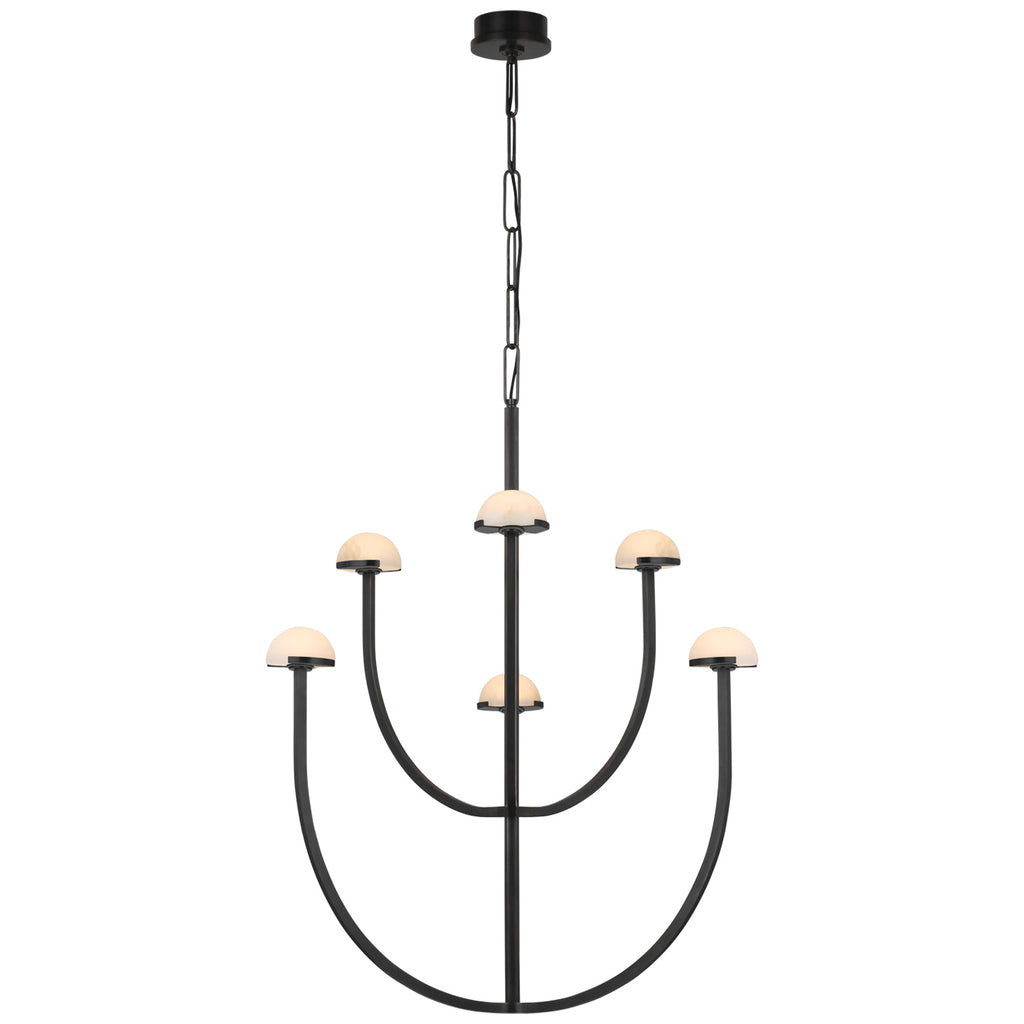 Visual Comfort Signature Canada - KW 5621BZ-ALB - LED Chandelier - Pedra - Bronze