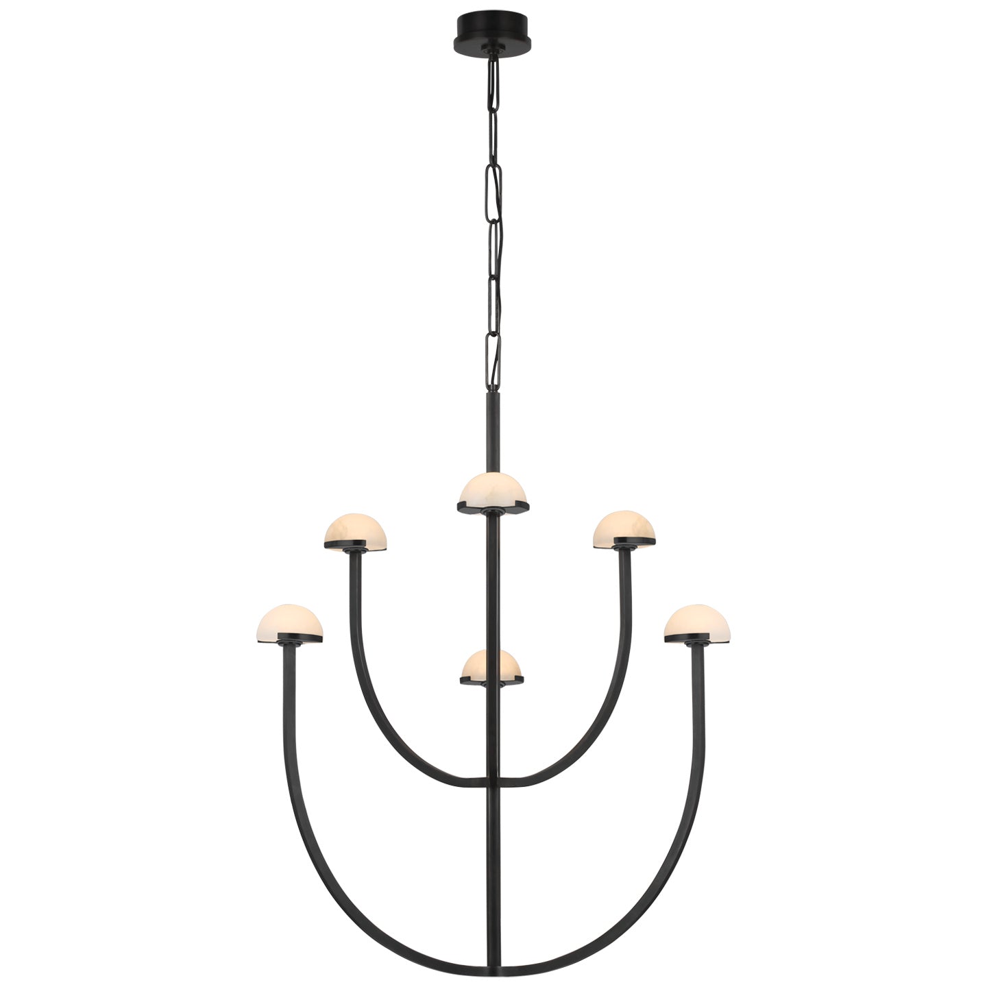 Visual Comfort Signature Canada - KW 5621BZ-ALB - LED Chandelier - Pedra - Bronze