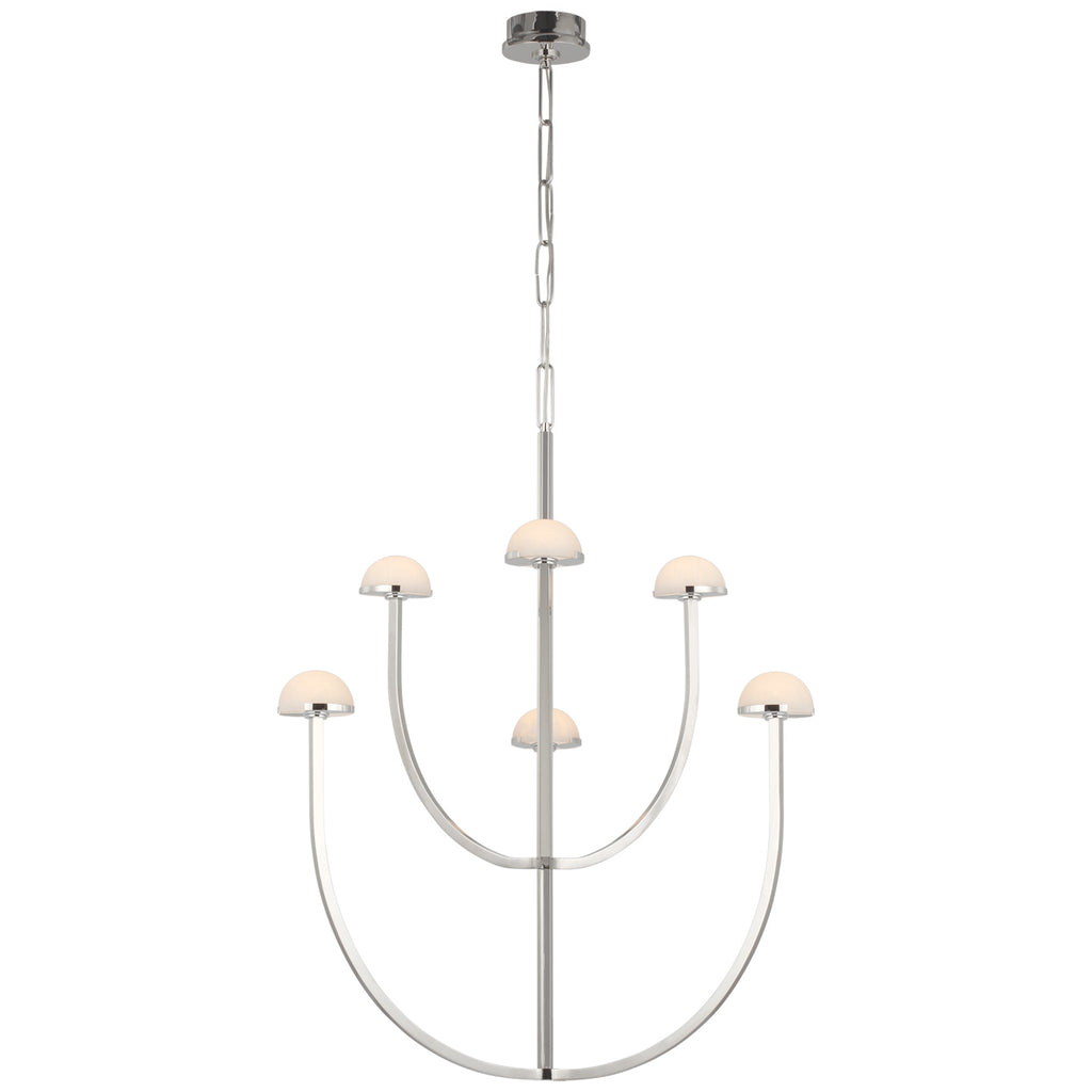 Visual Comfort Signature Canada - KW 5621PN-ALB - LED Chandelier - Pedra - Polished Nickel