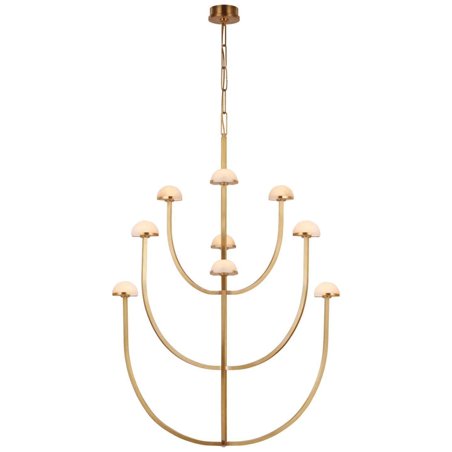 Visual Comfort Signature Canada - KW 5622AB-ALB - LED Chandelier - Pedra - Antique-Burnished Brass