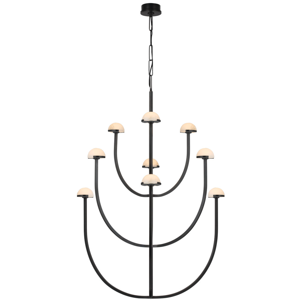 Visual Comfort Signature Canada - KW 5622BZ-ALB - LED Chandelier - Pedra - Bronze