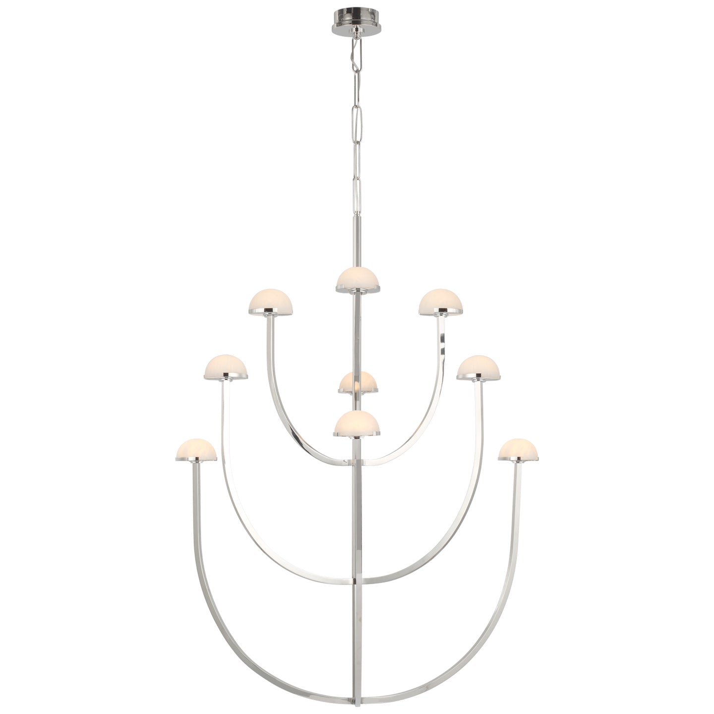 Visual Comfort Signature Canada - KW 5622PN-ALB - LED Chandelier - Pedra - Polished Nickel