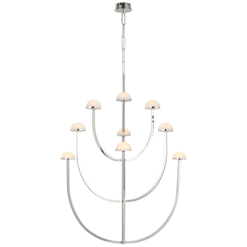 Visual Comfort Signature Canada - KW 5622PN-ALB - LED Chandelier - Pedra - Polished Nickel